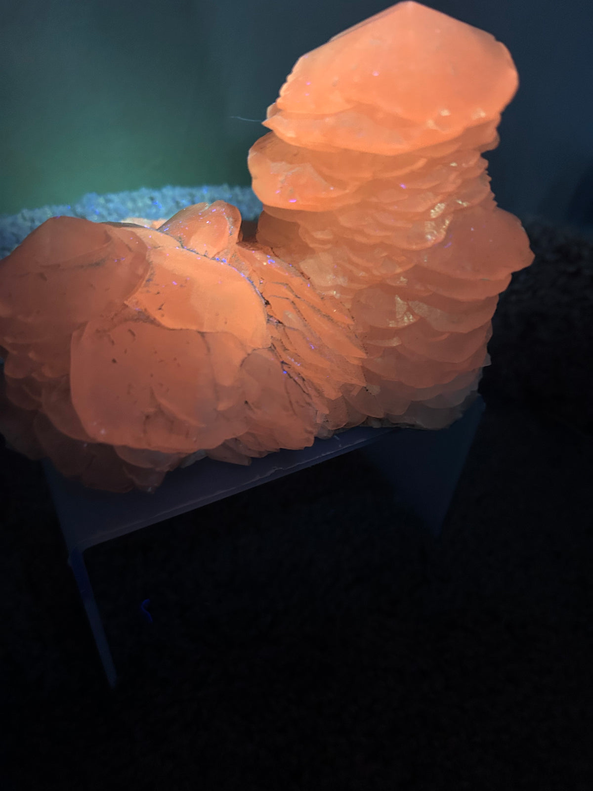 Pink Pagoda/ Mushroom Calcite Cluster Large