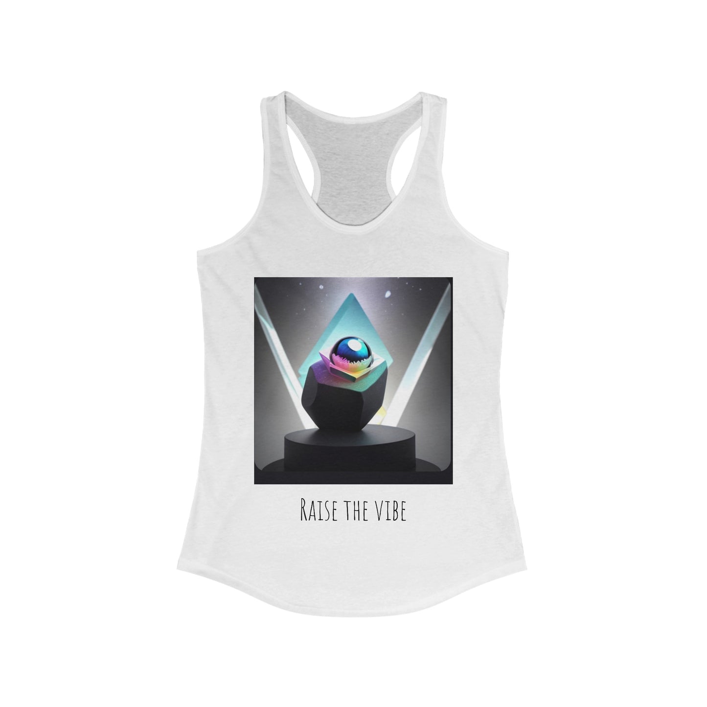 Generation Crystal Raise The Vibe Women's Ideal Racerback Tank