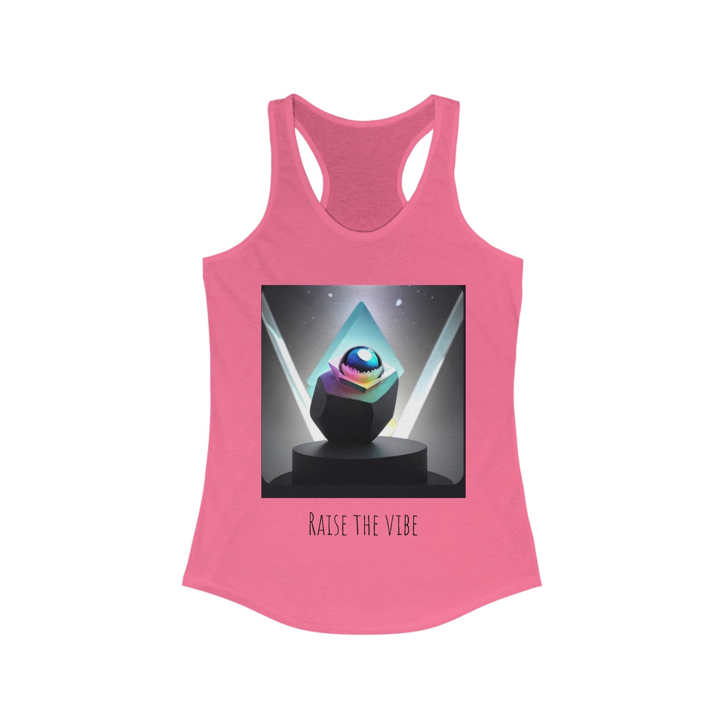 Generation Crystal Raise The Vibe Women's Ideal Racerback Tank