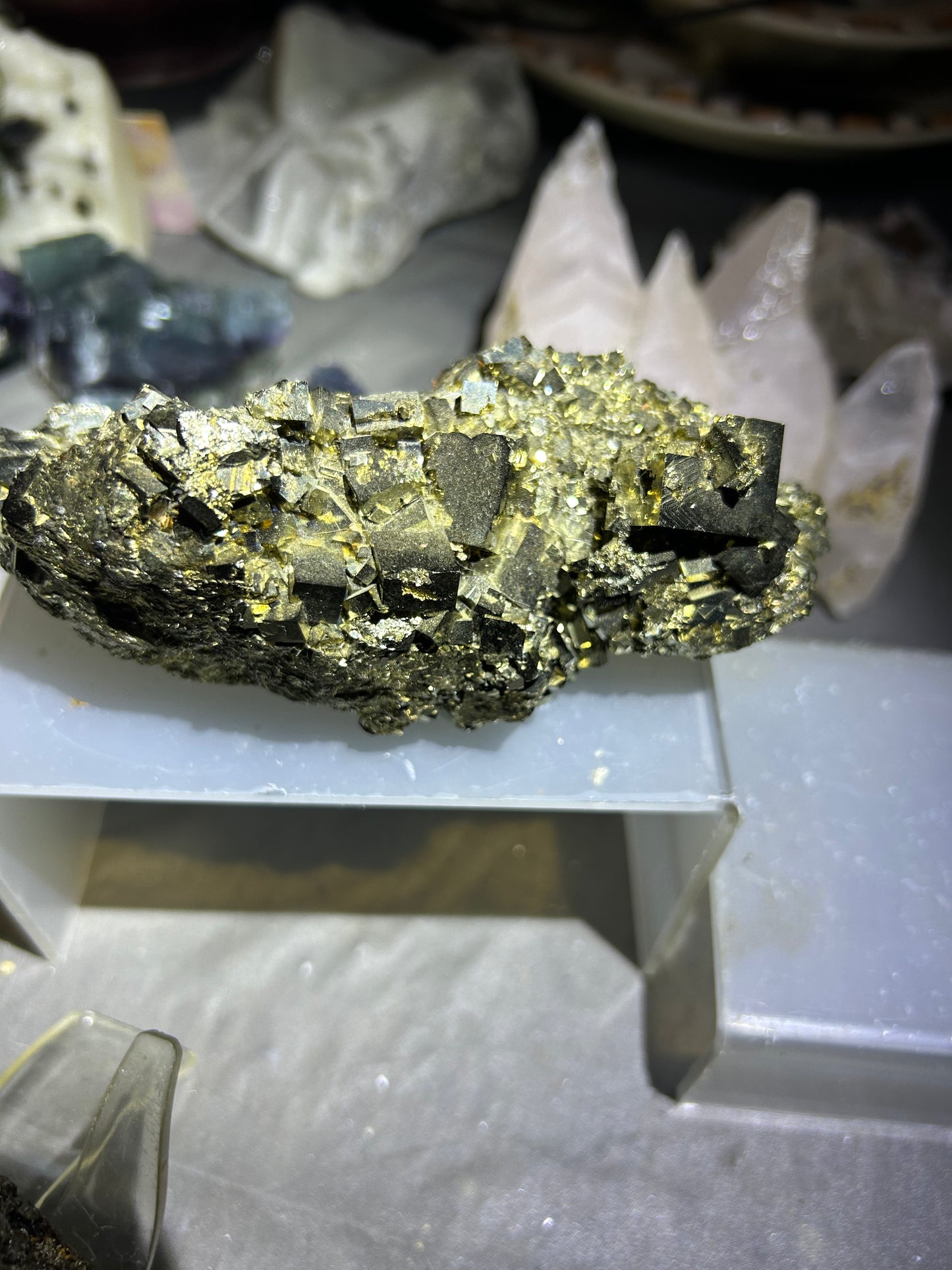 Cubic Pyrite Cluster