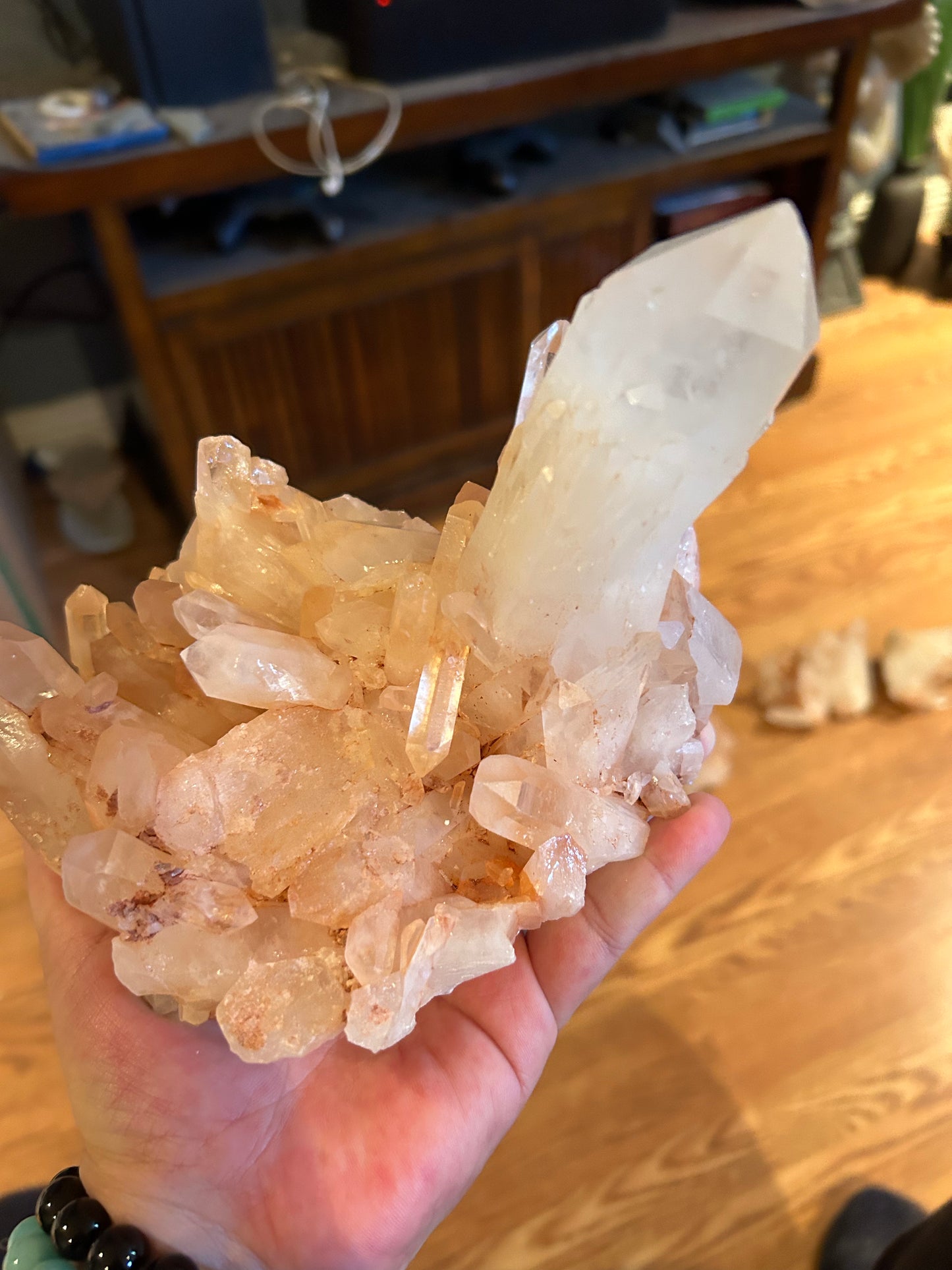 Tangerine Quartz Cluster Tyler