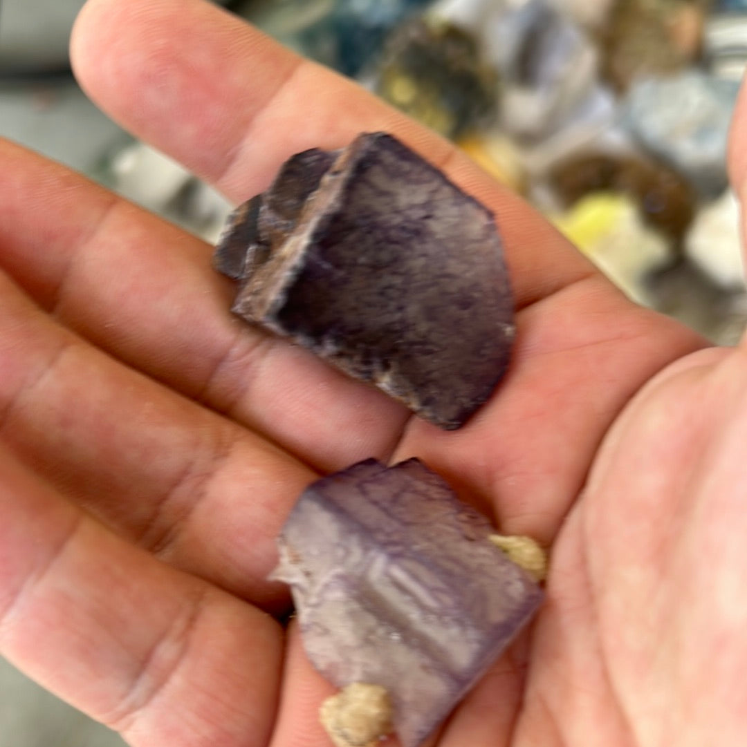 Purple Sided Fluorite Chanda