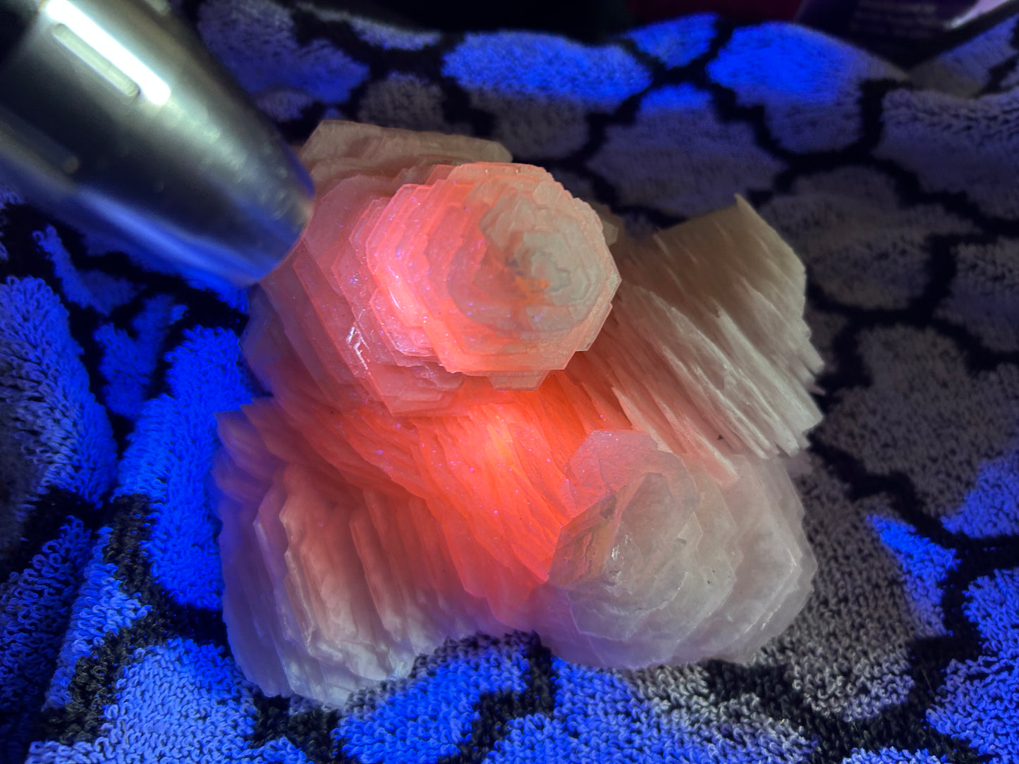 Pink Chip Pagoda Calcite