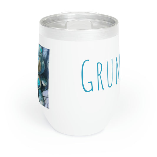 Grumpy Bear Chill Wine Tumbler