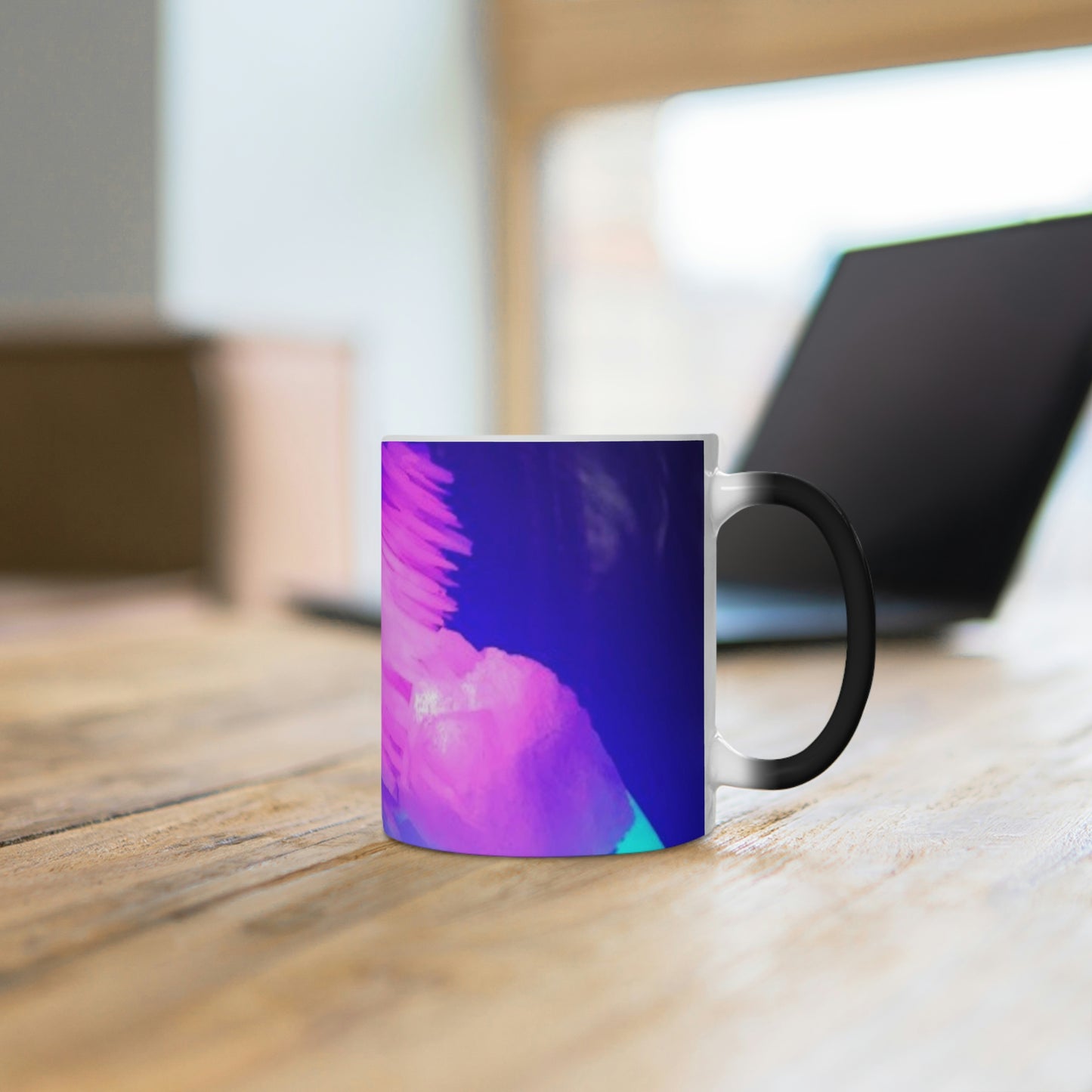Color Changing Mug Glowing Pink Calcite
