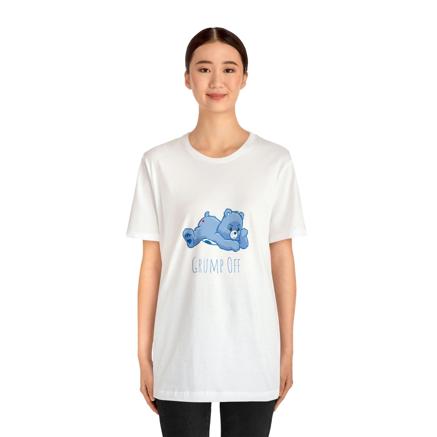 Cute Mood Grumpy Bear Grump Off Unisex Jersey Short Sleeve Tee