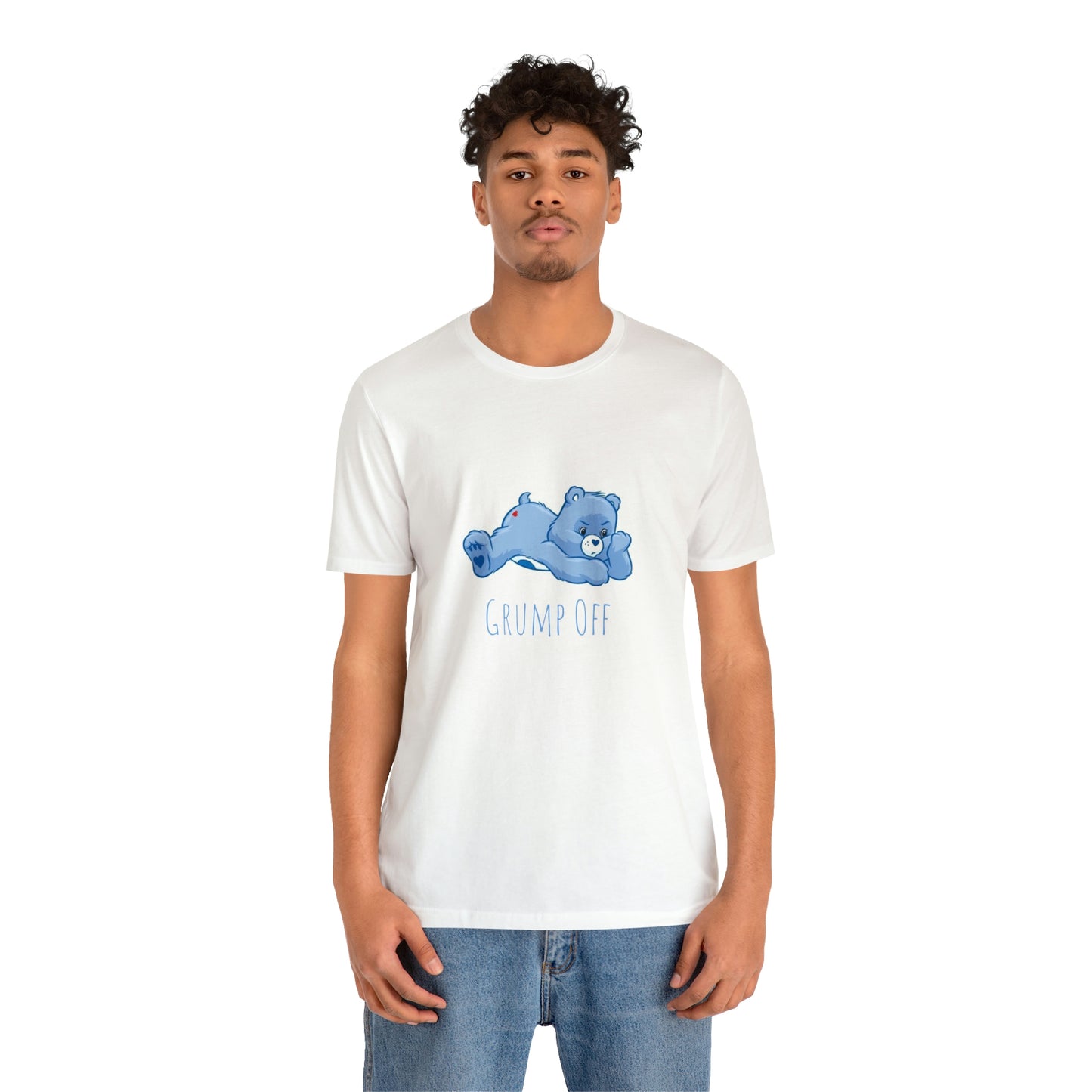 Cute Mood Grumpy Bear Grump Off Unisex Jersey Short Sleeve Tee