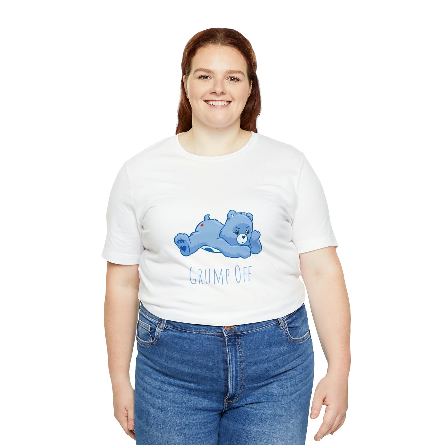 Cute Mood Grumpy Bear Grump Off Unisex Jersey Short Sleeve Tee