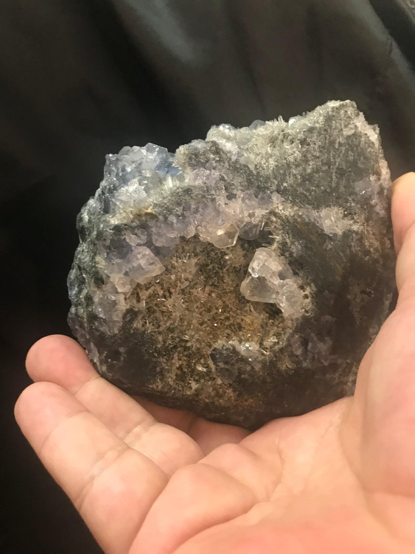 Purple Fluorite Cluster