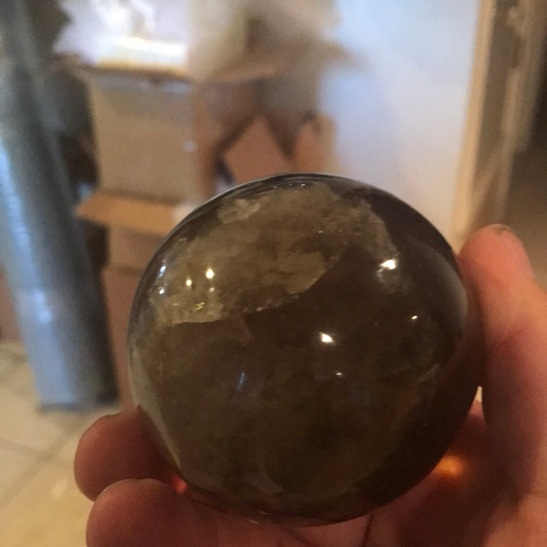 S6 Sphere Smokey Quartz