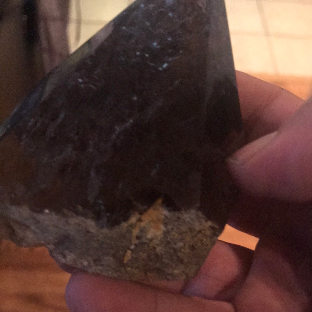 S2 Raw Smokey Quartz Point