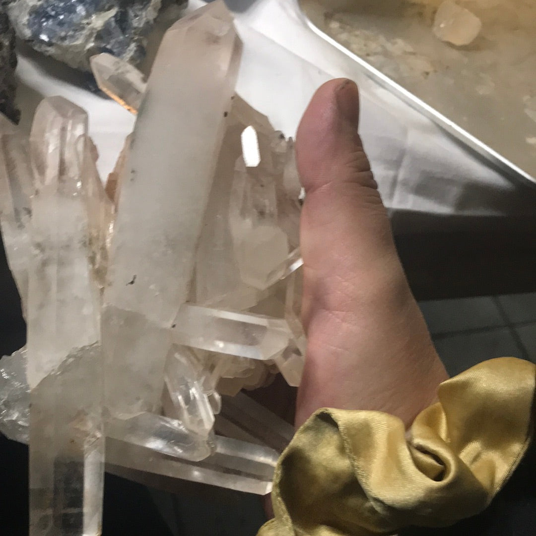 Thunderbay Amethyst and phantom fluorite Ashes877