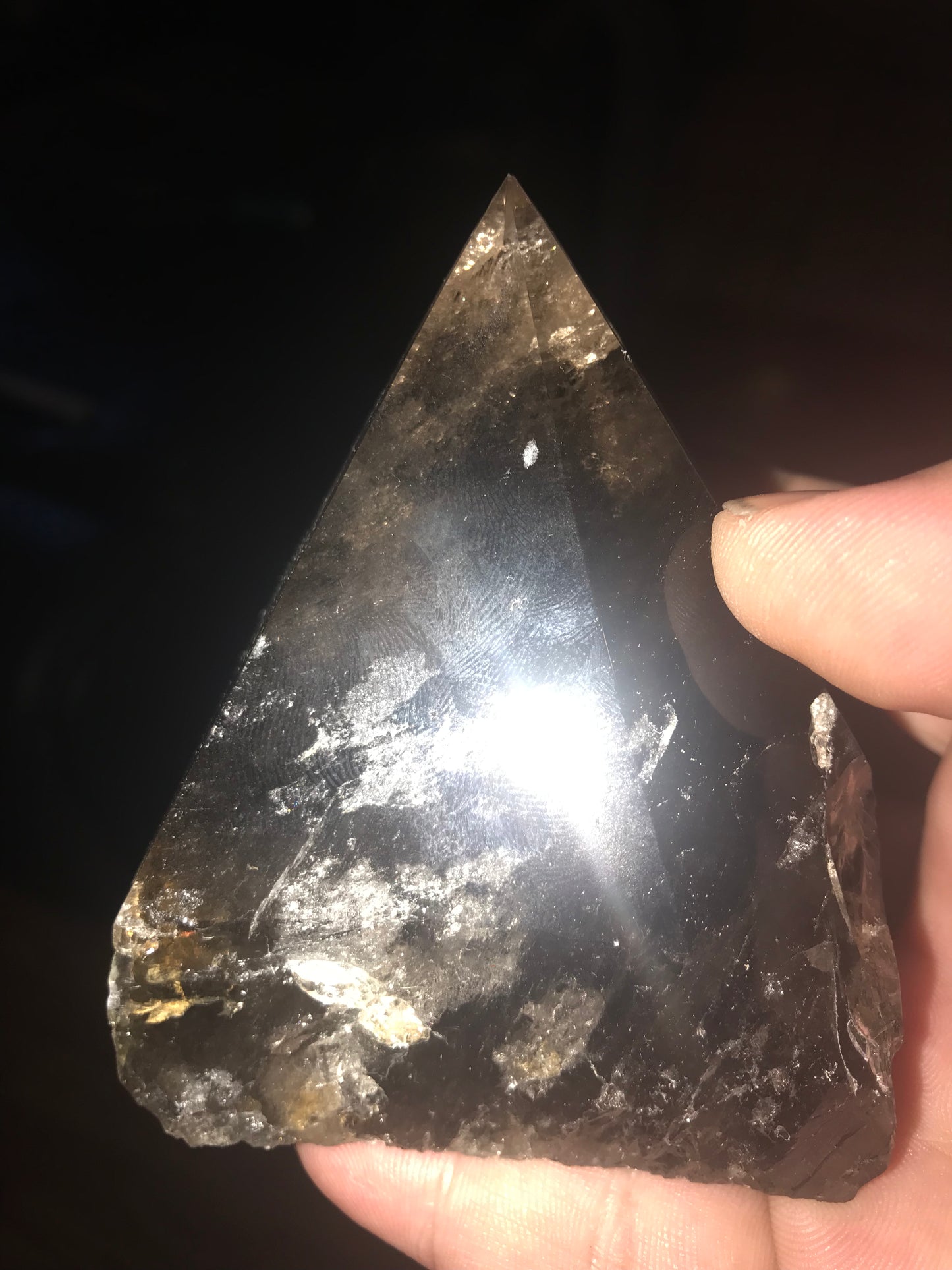 S1 Smokey Quartz Raw Point