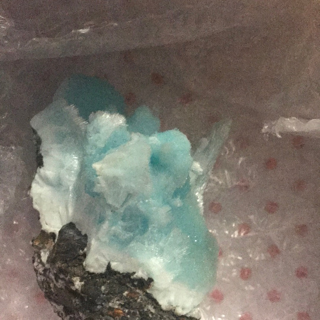 Velvet green malachite and blue Aragonite mylasrubies