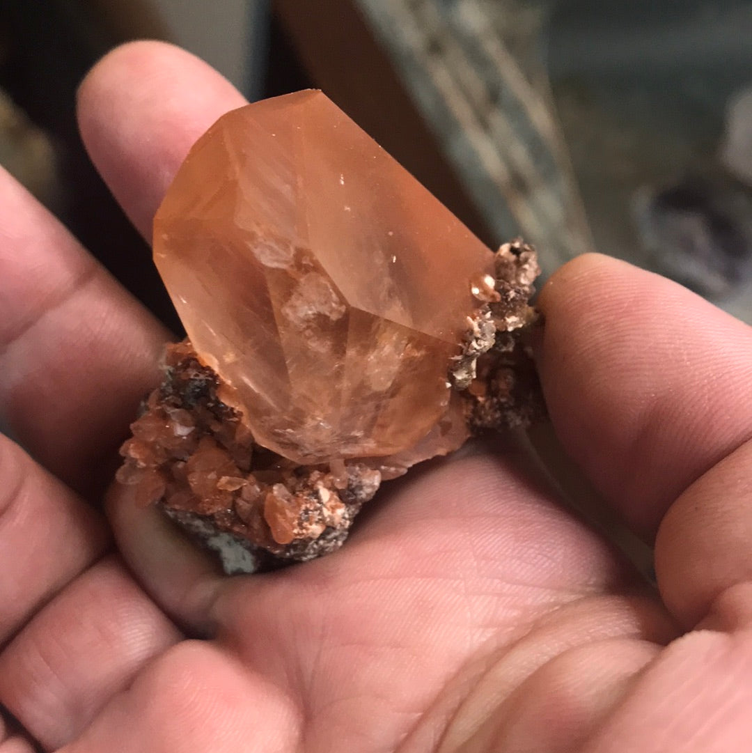 Smokey quartz and garnet Zandra