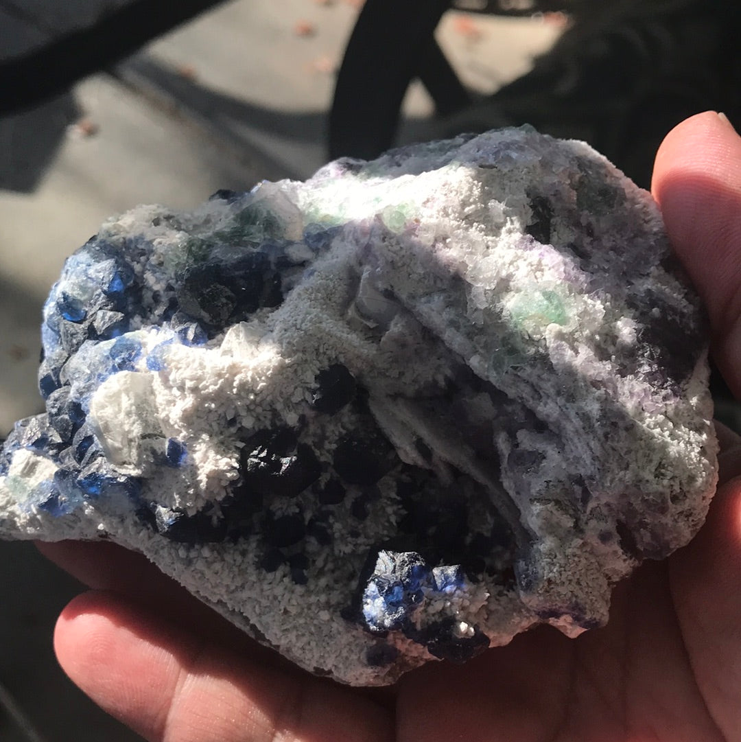 Purple sided fluorite Intuitive Megan