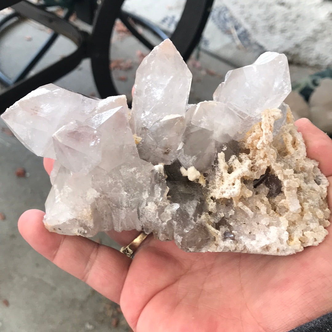 Pink phantom quartz Lindsey