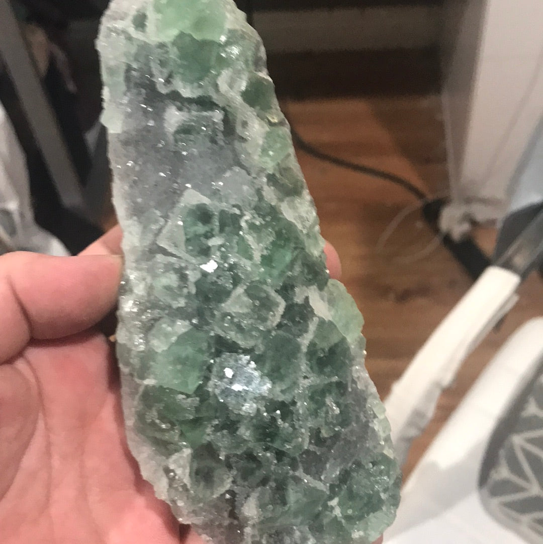 Green Sugar Fluorite Gwen