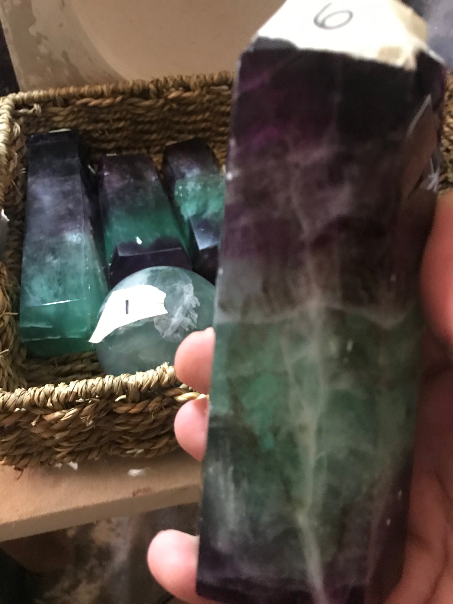 Medium Fluorite Tower #6