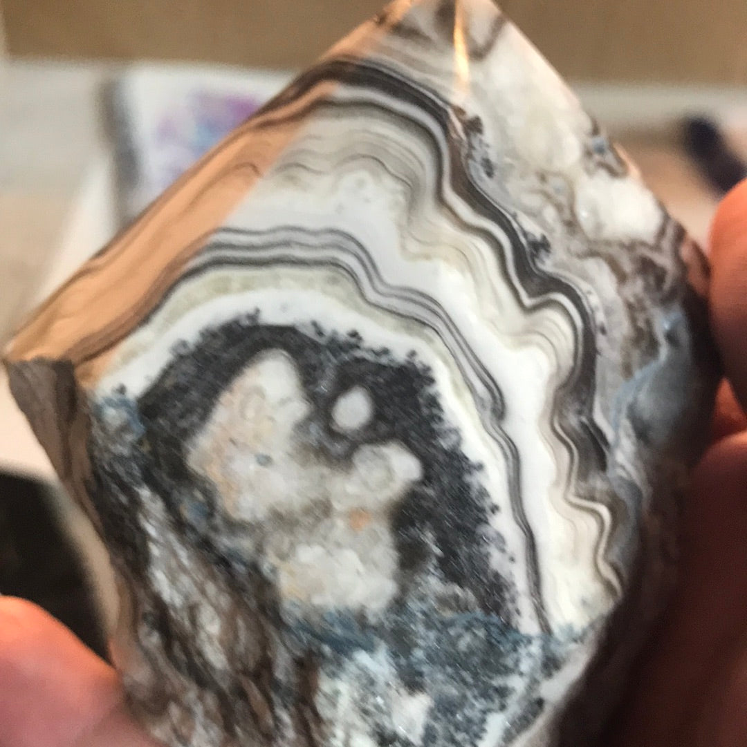 Zebra calcite gm Herrera
