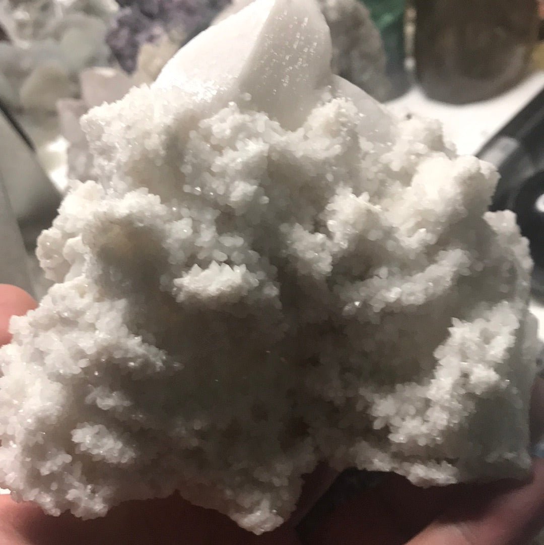 Green malachite Kristen candle quartz