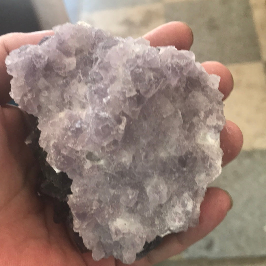 Purple sugar fluorite Jenn