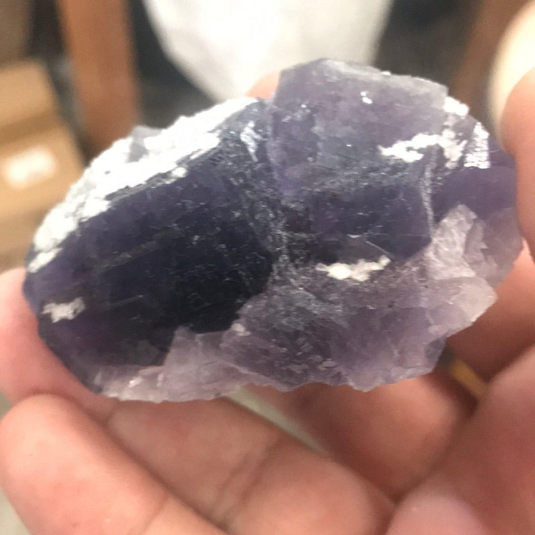 Purple Cubic fluorite Kelly