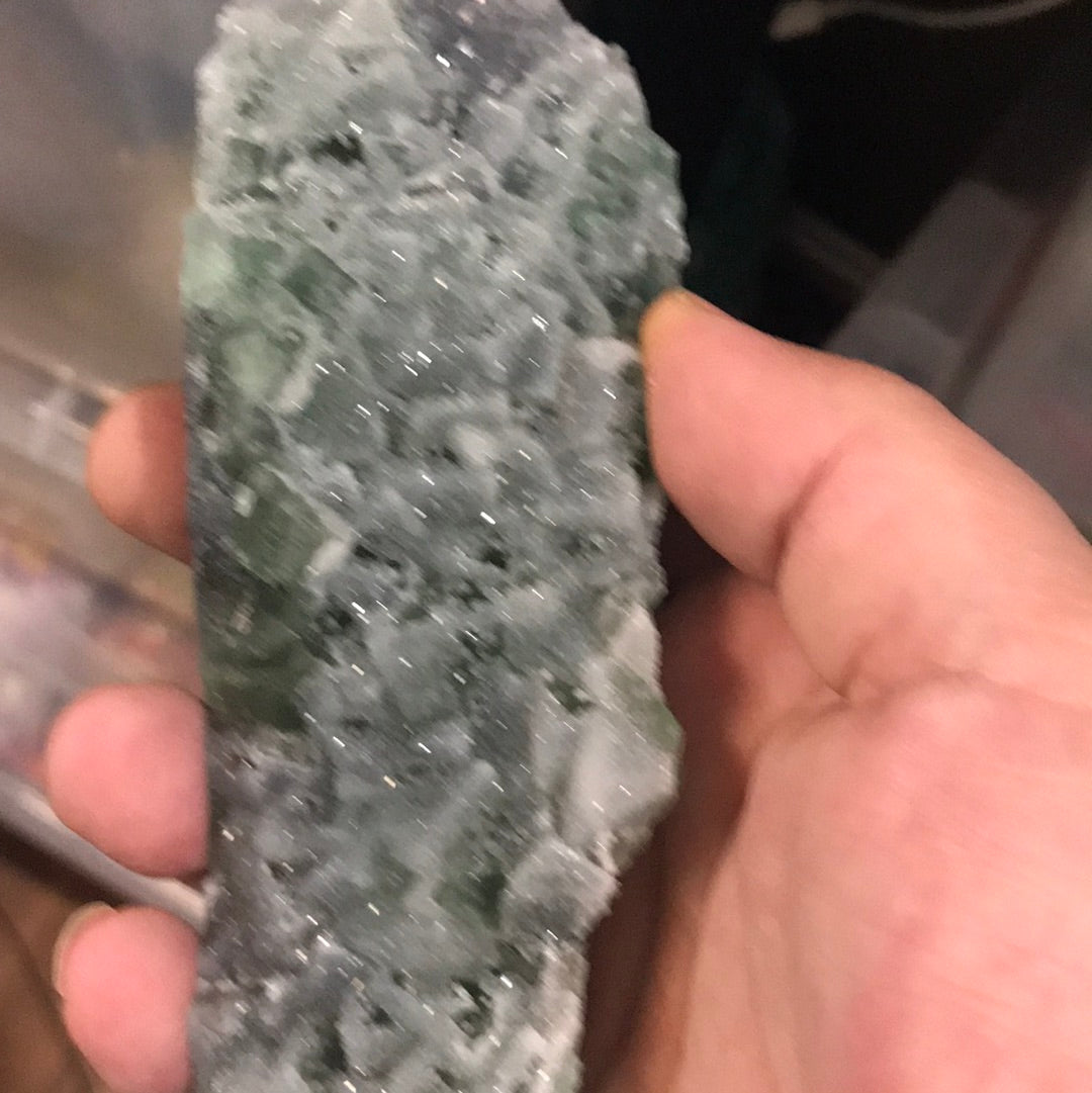 Green sugar fluorite Claire