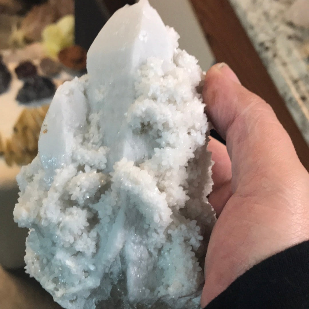 White candle quartz rosan