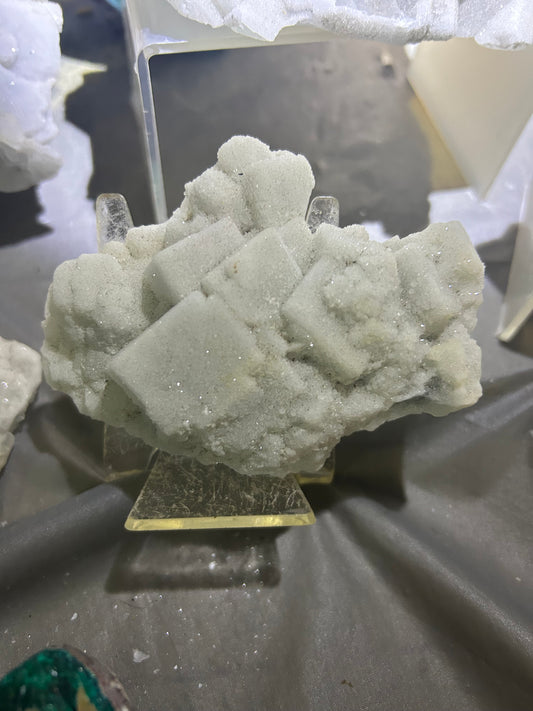Blue Sugar Cubic Fluorite