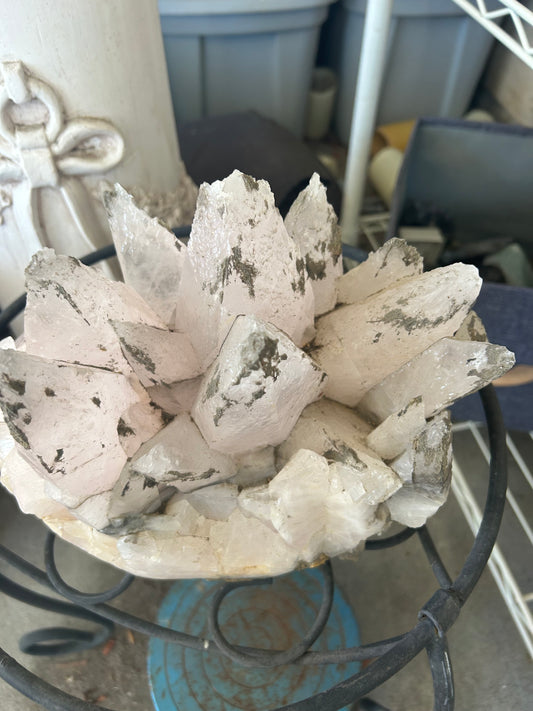 Large Pink Dogtooth Calcite Cluster Stunning Pink UV! Rare Find