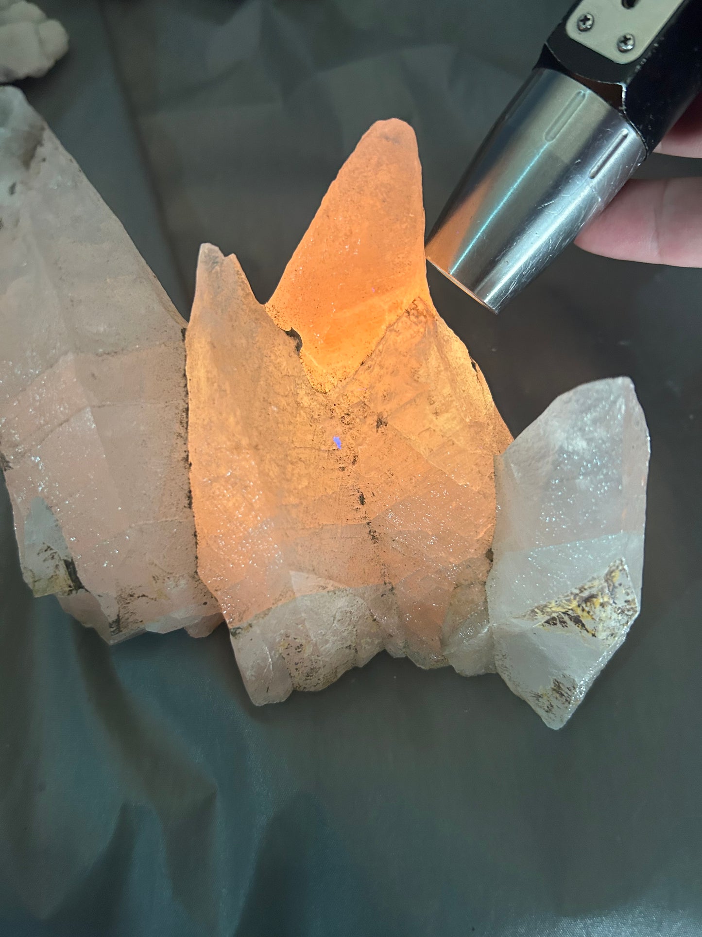 Rare Pink Dogtooth Calcite