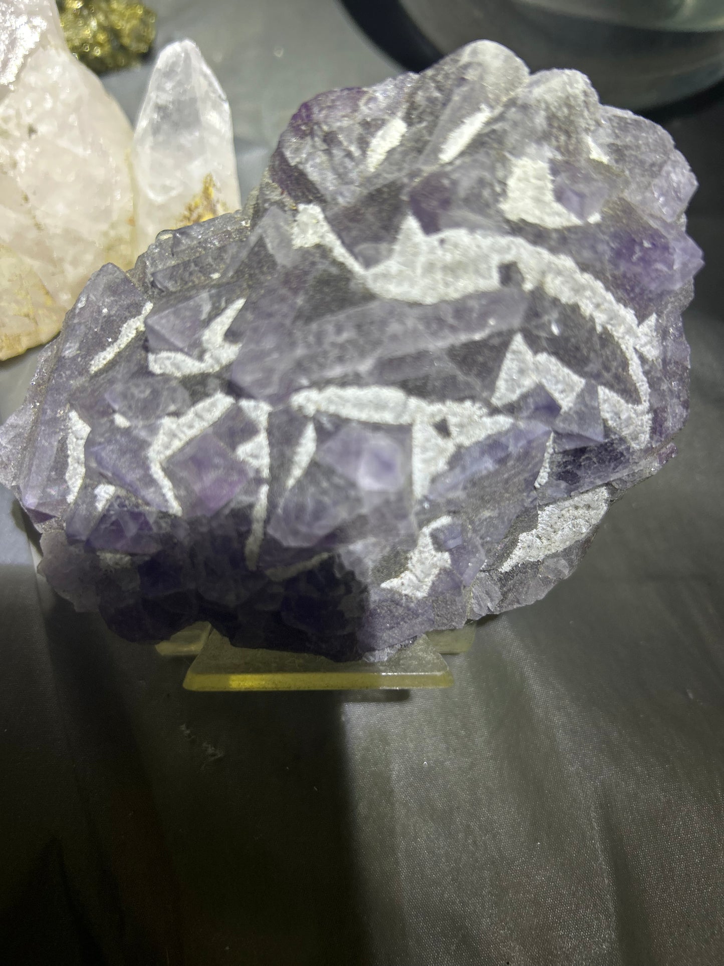 Purple Fluorite Raw Cluster