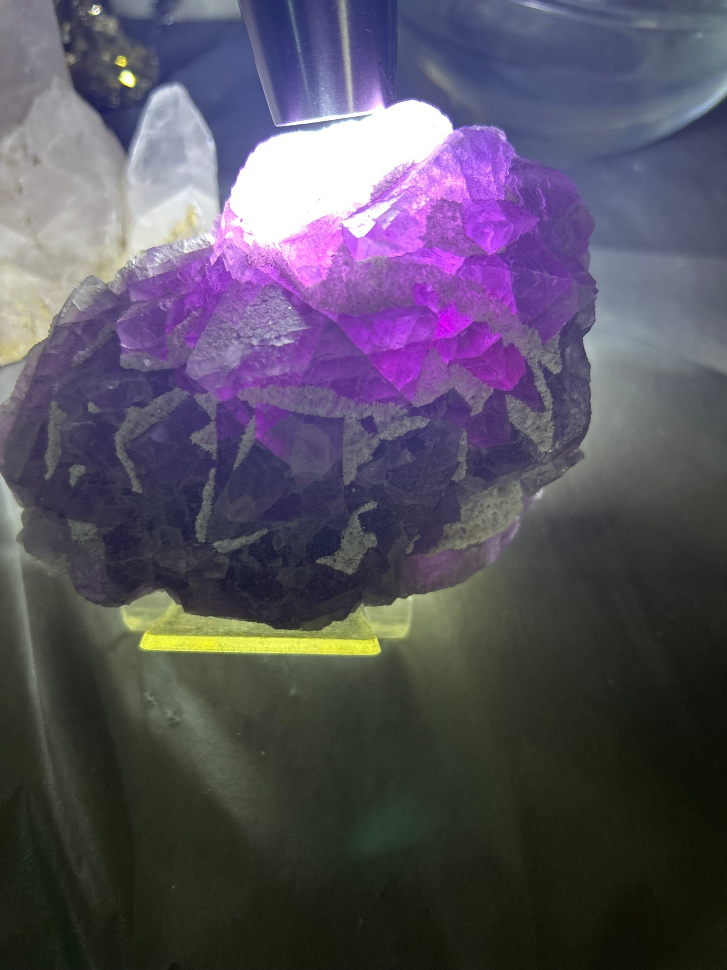 Purple Fluorite Raw Cluster