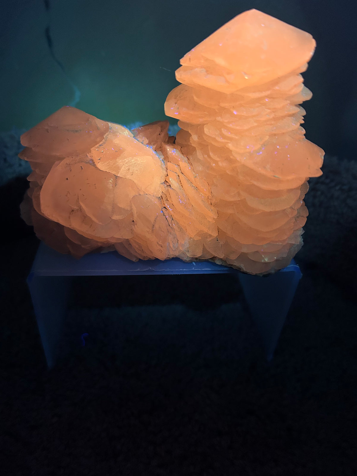 Pink Pagoda/ Mushroom Calcite Cluster Large