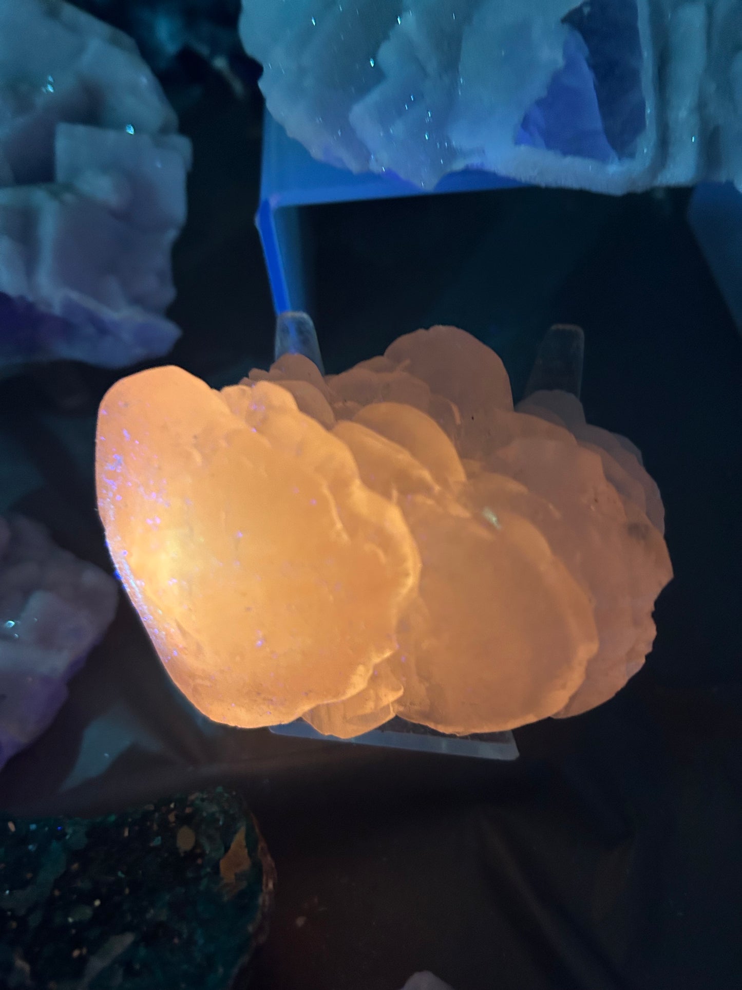 Pink Mushroom Calcite (Pagoda Calcite)