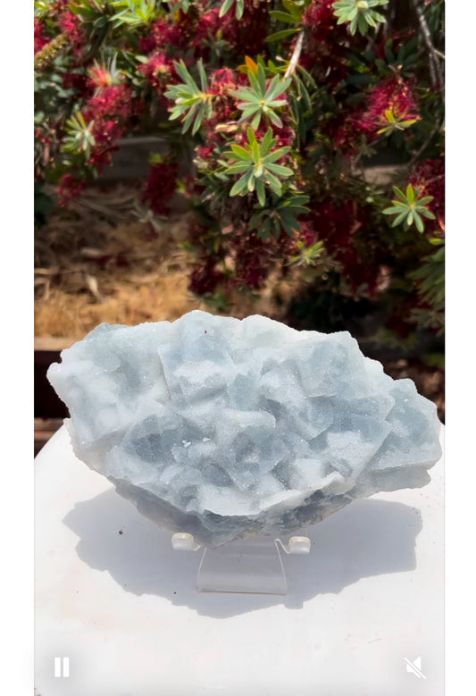 Blue Sugar Fluorite