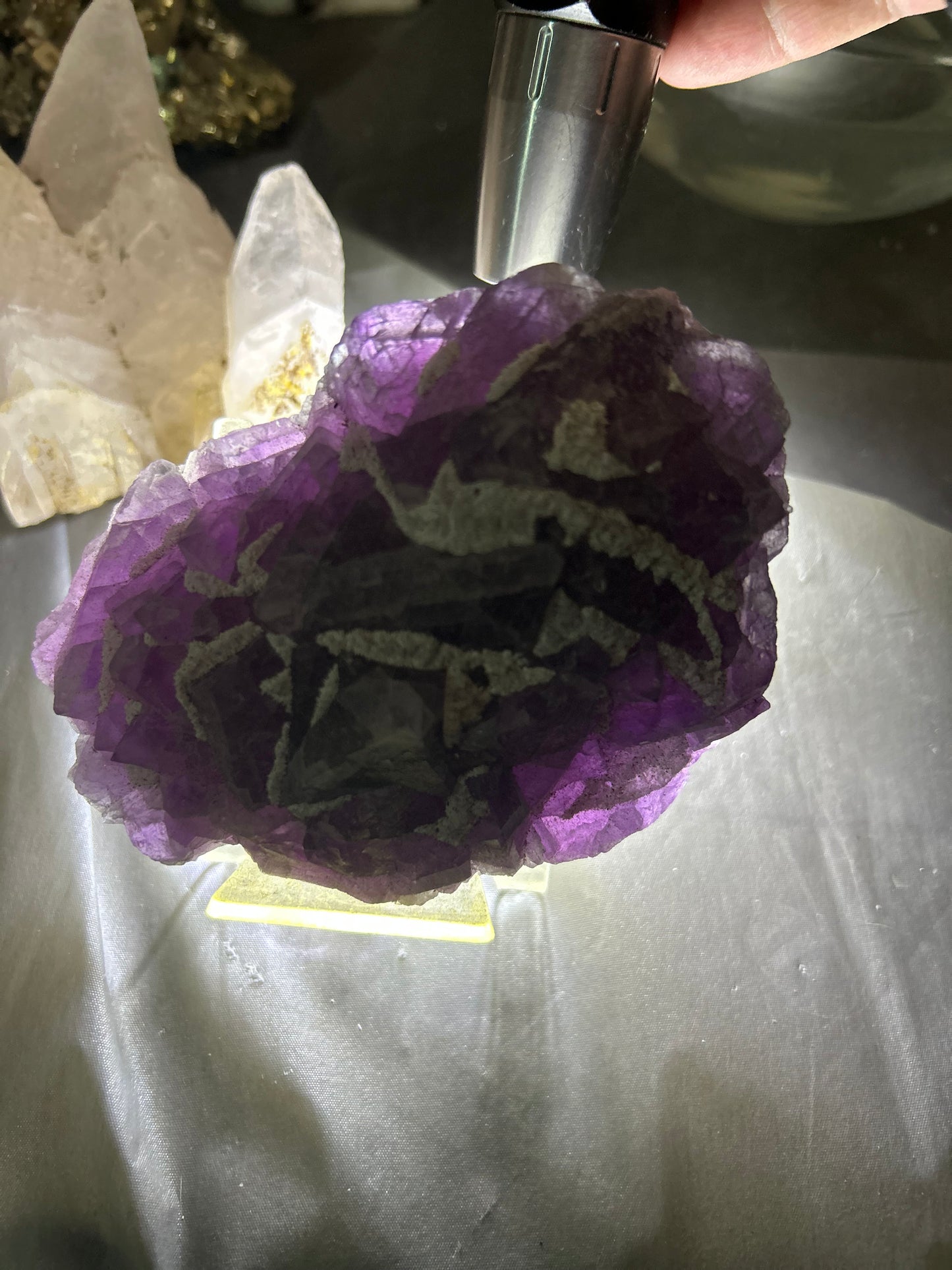 Purple Fluorite Raw Cluster
