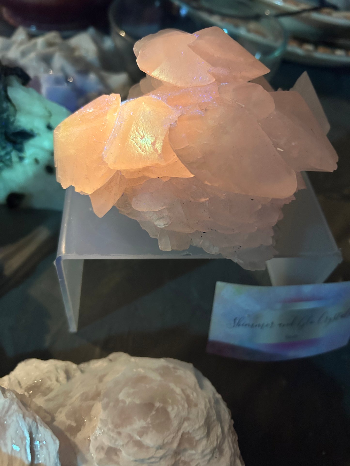 Rare Pink Pagoda Calcite