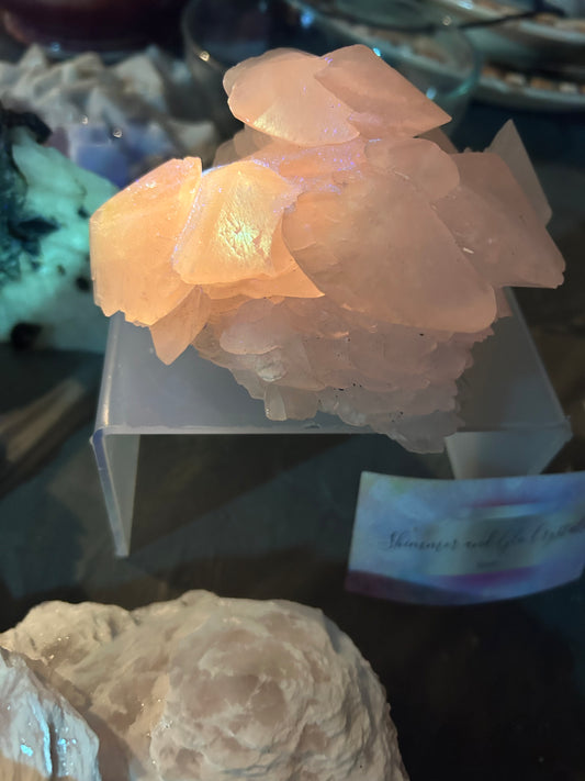Rare Pink Pagoda Calcite