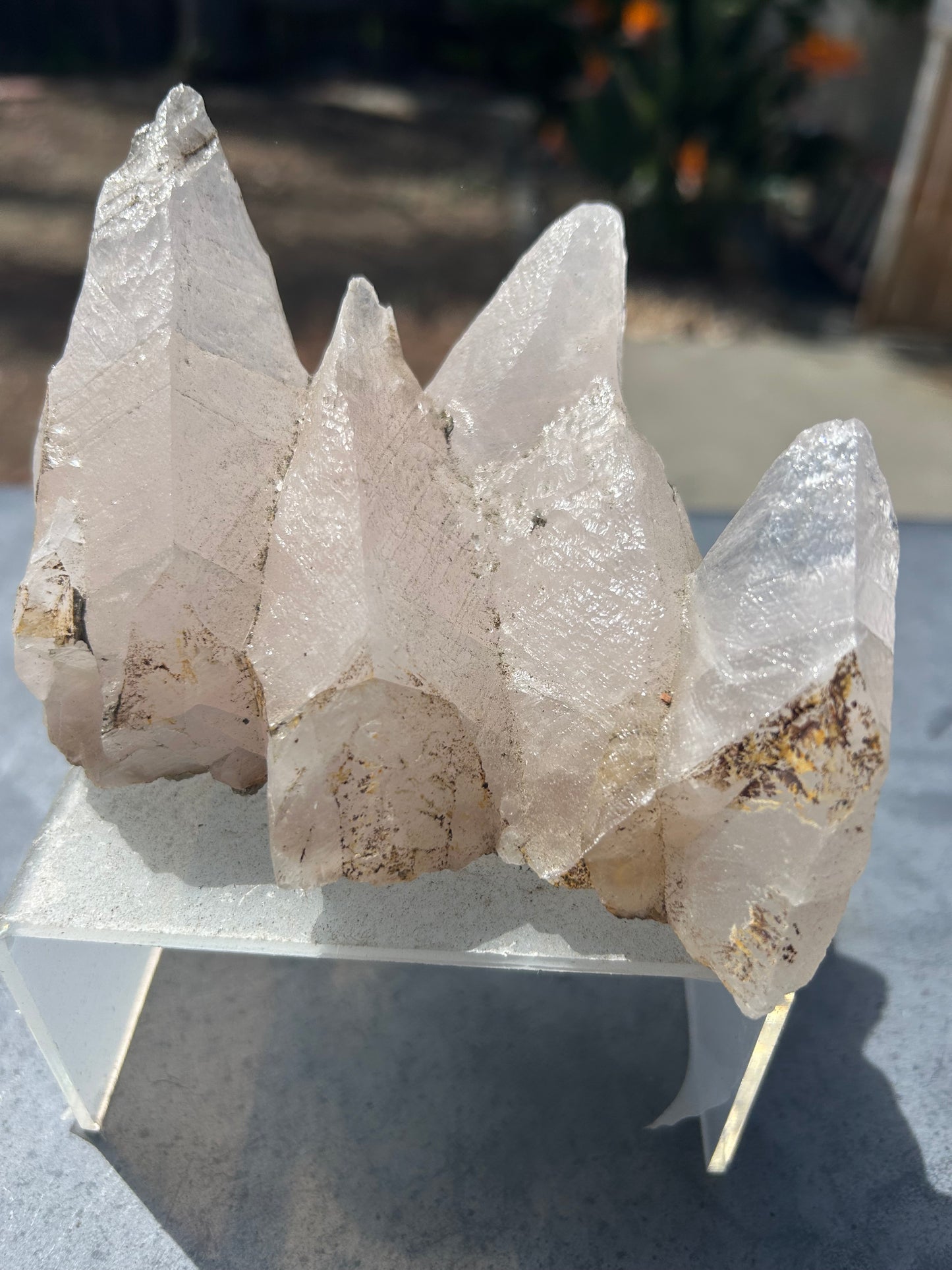 Rare Pink Dogtooth Calcite