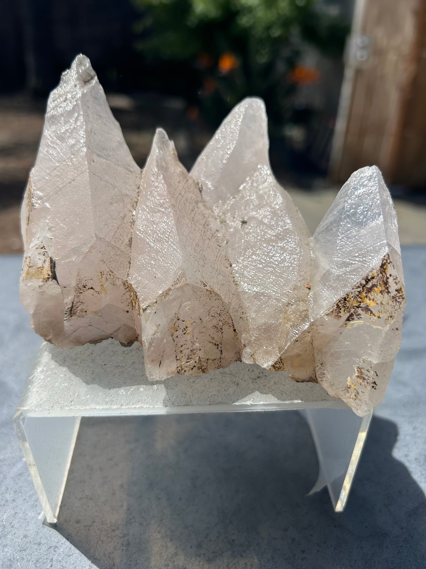 Rare Pink Dogtooth Calcite