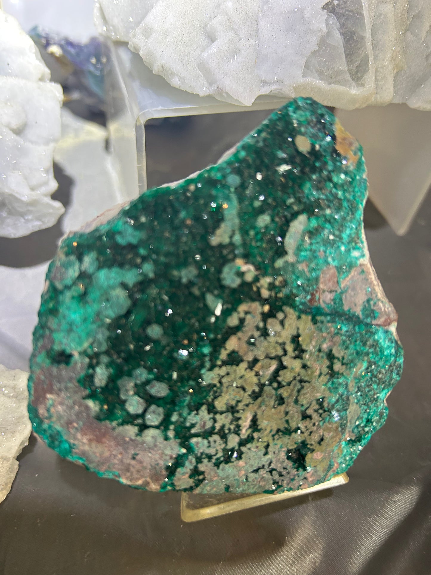 Dioptase Cluster