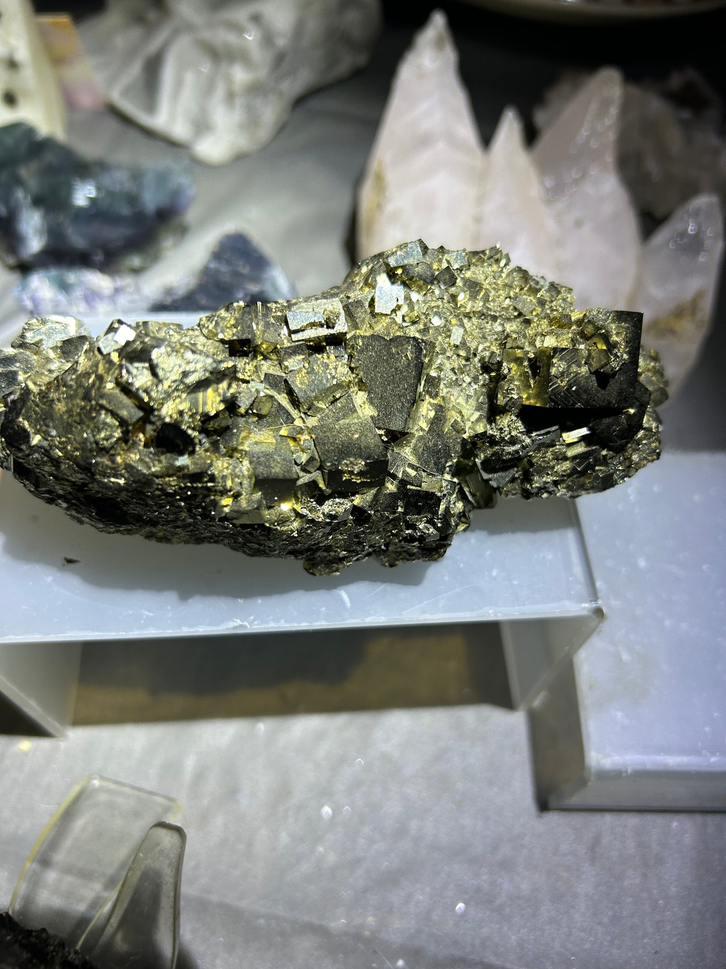 Cubic Pyrite Cluster