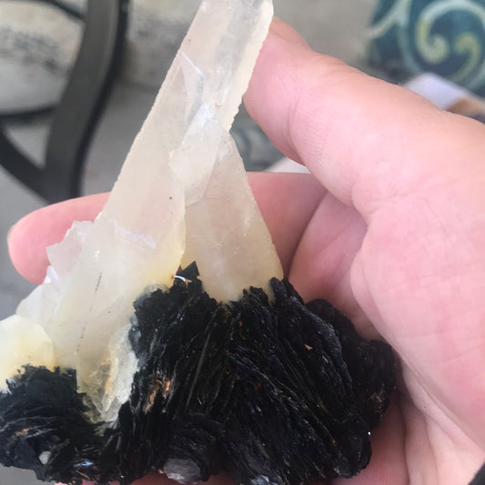 Mango quartz and Specularite Tina