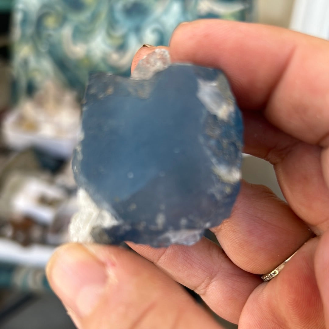 Blue fluorite Dana