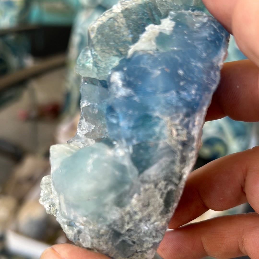 Blue fluorite Dana