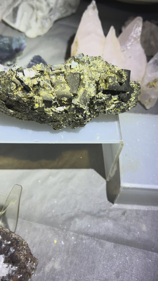 Cubic Pyrite Cluster