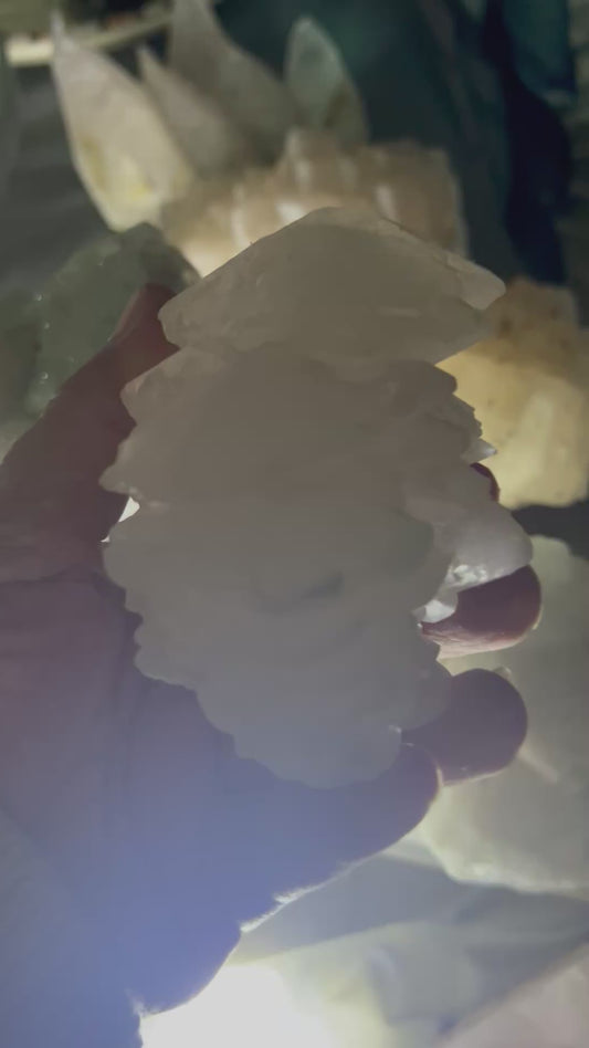 Pink Mushroom Calcite (Pagoda Calcite)