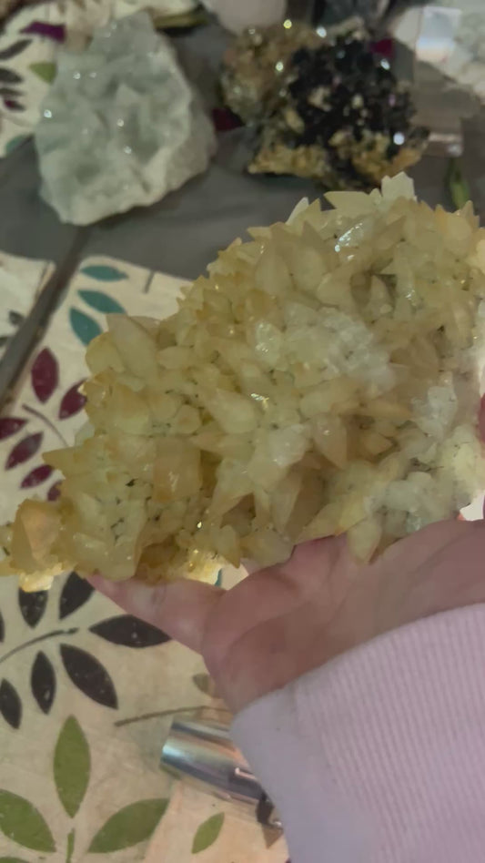 Yellow Dog Tooth Calcite
